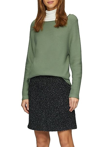 s.Oliver Strickpullover mit U-Boot Ausschnitt günstig online kaufen