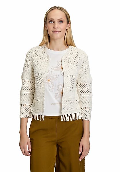 Cartoon Jackenblazer "Cartoon Casual-Strickjacke mit Rundhalsausschnitt" günstig online kaufen
