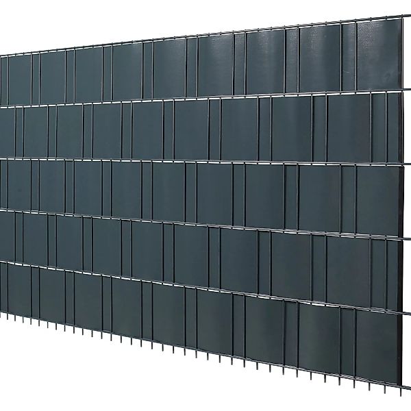 Floraworld PVC-Sichtschutzrolle Anthrazit 19 cm x 20,5 m günstig online kaufen
