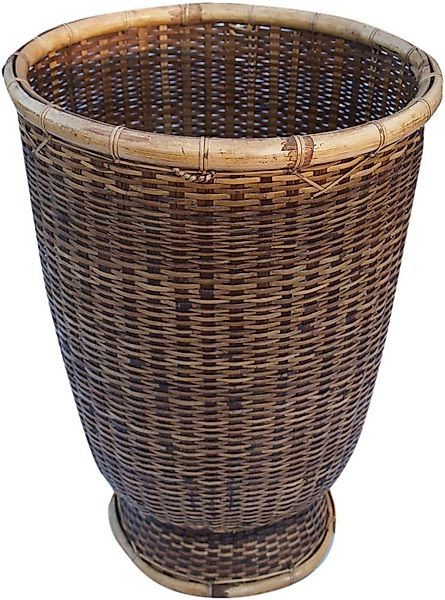 Guru-Shop Allzweckkorb Rattan Papierkorb, asiatischer Korb günstig online kaufen