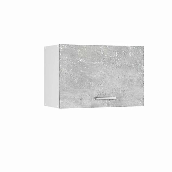 Vicco Schranksystem R-Line, Beton/Weiß, 60 cm mit Lifttür günstig online kaufen