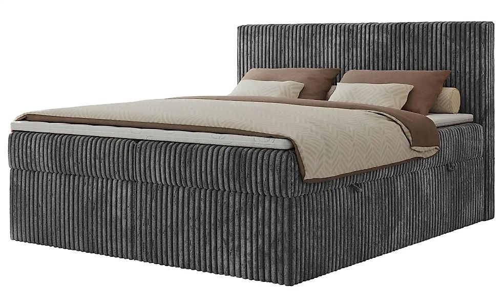 Boxbett mit Bettkasten Tiliano ¦ grau ¦ Maße (cm): B: 204 H: 119 Betten > K günstig online kaufen