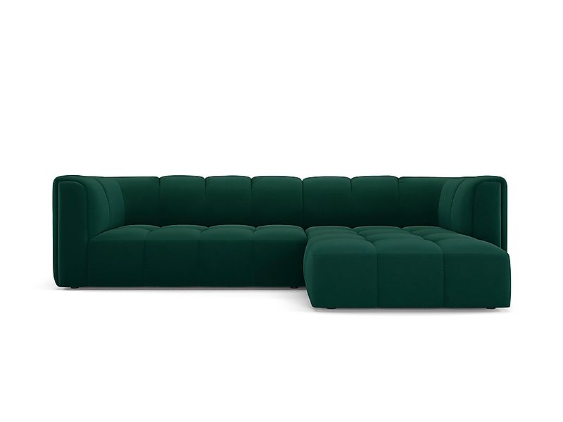 Milo Casa | Ecksofa Francesca Samt rechts 3-Sitzer günstig online kaufen