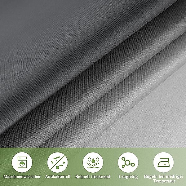 AooHome Duschvorhang Duschvorhang 120x200cm Grau Textil günstig online kaufen