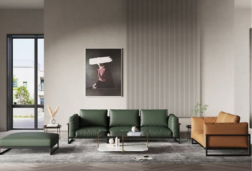 JVmoebel Sofa Sofagarnitur 3+2 Sitzer Hocker Couch Polster Garnitur Sofa Ga günstig online kaufen