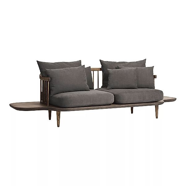 &Tradition - FLY SC3 2-Sitzer Sofa mit Ablage - dunkelgrau/Stoff Hot Madiso günstig online kaufen