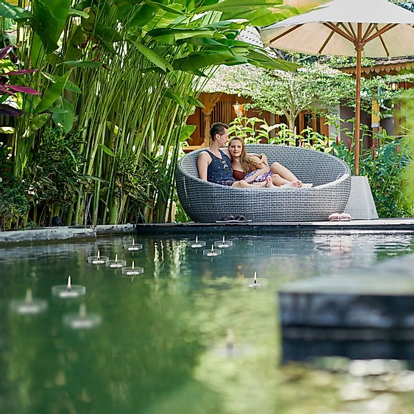 relaxdays Teelichthalter Runde Teelichthalter schwimmend 12er günstig online kaufen
