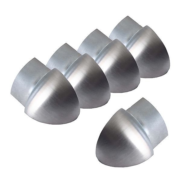 Dalsys Außeneck Fliesenschiene Viertelkreis 5x 12,5mm Edelstahl Gebürstet günstig online kaufen
