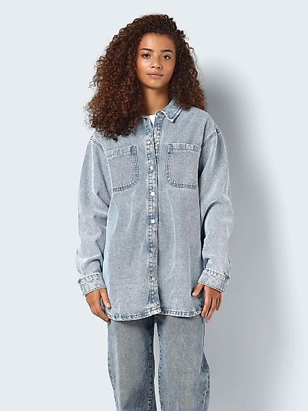 Noisy may Jeansbluse NMALVA L/S DENIM günstig online kaufen