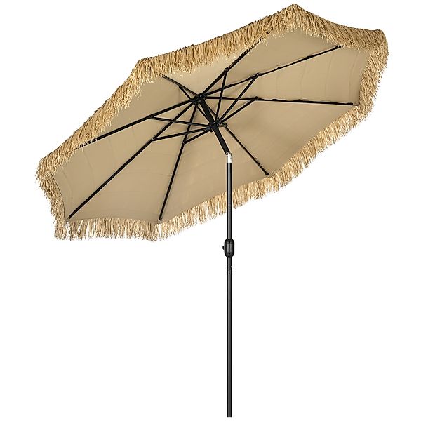 Outsunny Sonnenschirm für den Garten 2,6 x 2,6 m Neigbar mit verstellbarer günstig online kaufen