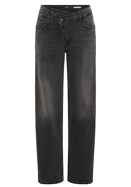 Replay Weite Jeans ZELMAA mit asymmetrischem Verschluss günstig online kaufen