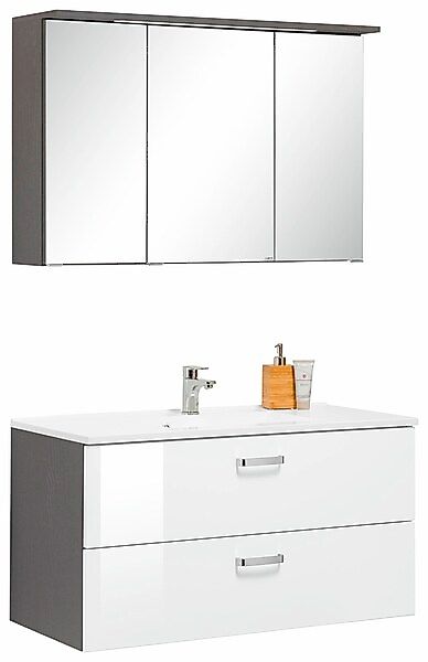 welltime Badmöbel-Set »Ravenna« 2 Stk. tlg. mit Soft-Close Funktion günstig online kaufen