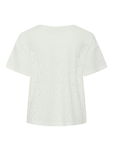 pieces Kurzarmshirt PCABBY SS BROD ANG günstig online kaufen