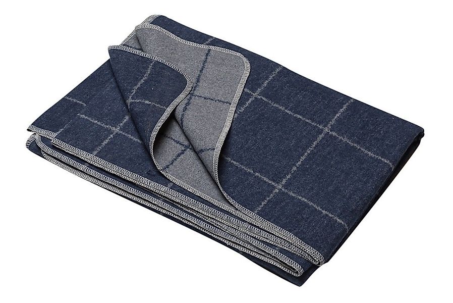 Wohndecke Silvretta 'Karo' 140 x 200 cm, DAVID FUSSENEGGER günstig online kaufen