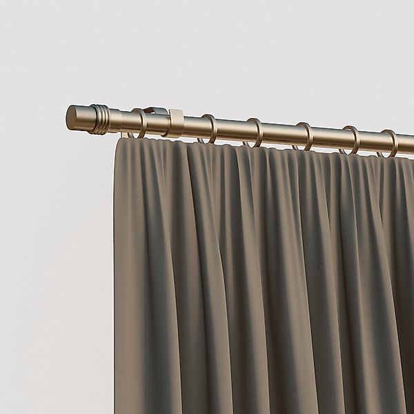 indeko Gardinenstange "Zylinder" Ø 16 mm 1 läufig-läufig Wunschmaßlänge günstig online kaufen