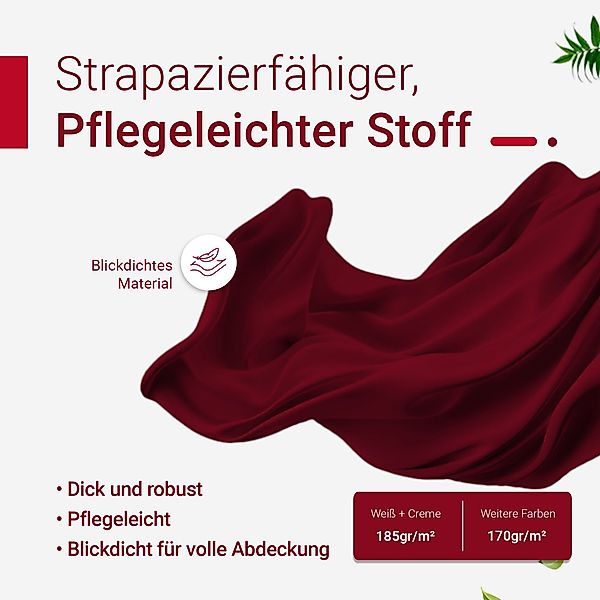 TexDeko Tischdecke universale Biertischdecke für Bierzeltgarnituren/Festzel günstig online kaufen