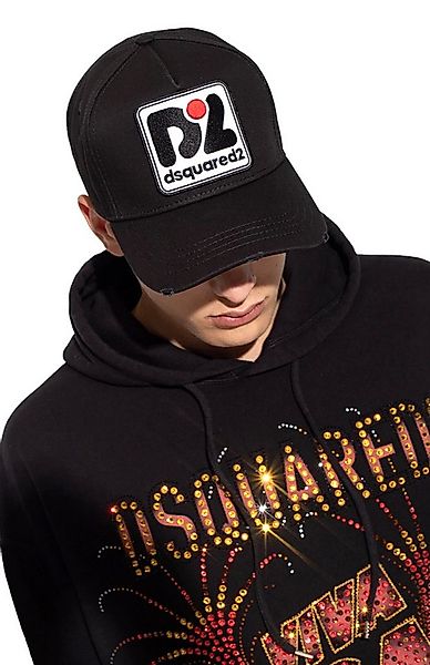 Dsquared2 Baseball Cap Baseballcap Red Leaf Label Icon Kappe Unisex Gebogen günstig online kaufen