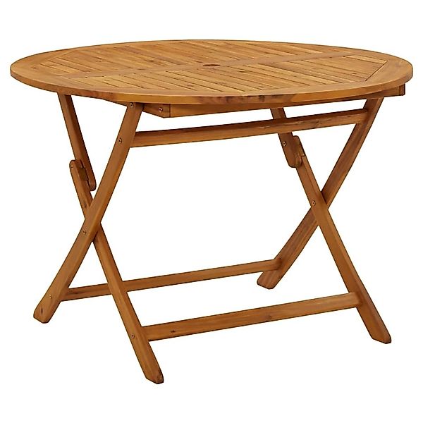 vidaXL Klappbarer Gartentisch 110 cm Massivholz Akazie 316844 günstig online kaufen