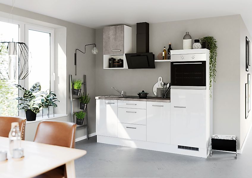 IMPULS KÜCHEN Küchenzeile ""Turin", Ausrichtung wählbar, Schubkästen mit So günstig online kaufen