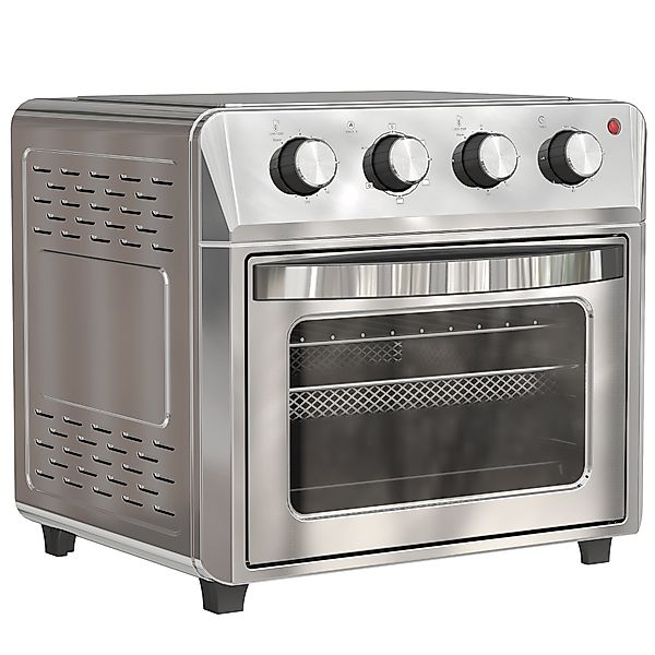 HOMCOM Mini Backofen mit Umluft 24 L 1600W 90-230℃ Heißluftofen mit 60 Min. günstig online kaufen