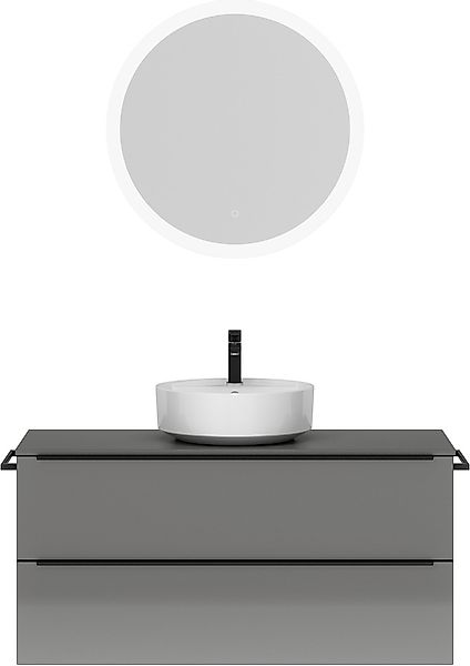 nobilia® Badmöbel-Set »Alvene« vormontiert, mit Soft-Close, 2 Stk. tlg. Hoc günstig online kaufen