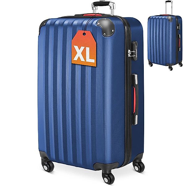 monzana Hartschalen-Trolley, 4 Rollen, Rollkoffer Zahlenschloss günstig online kaufen