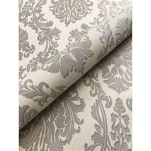 Newroom Vliestapete Nikulai Taupe Ornamente Modern FSC® günstig online kaufen