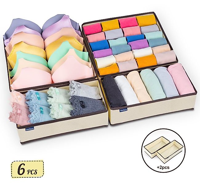 Homewit Aufbewahrungsbox Aufbewahrungsboxen Stoffbox für Schrank, günstig online kaufen