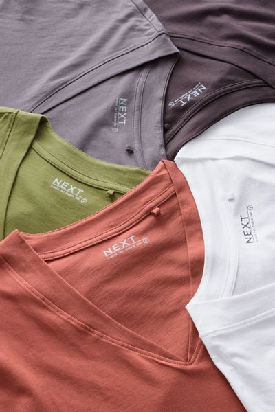 Next V-Shirt T-Shirts mit Flügelärmeln 100 % günstig online kaufen