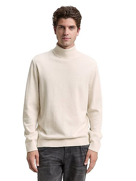 TOM TAILOR Rollkragenpullover im Strick-Design günstig online kaufen