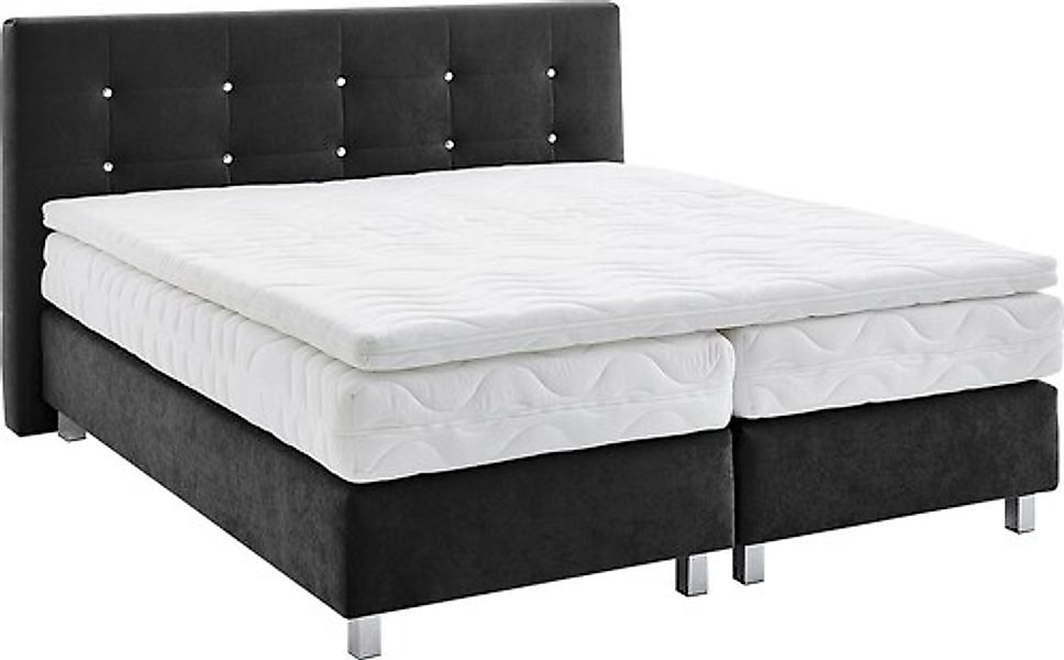 Westfalia Schlafkomfort Boxspringbett mit Knöpfen in Kristalloptik, wahlwei günstig online kaufen