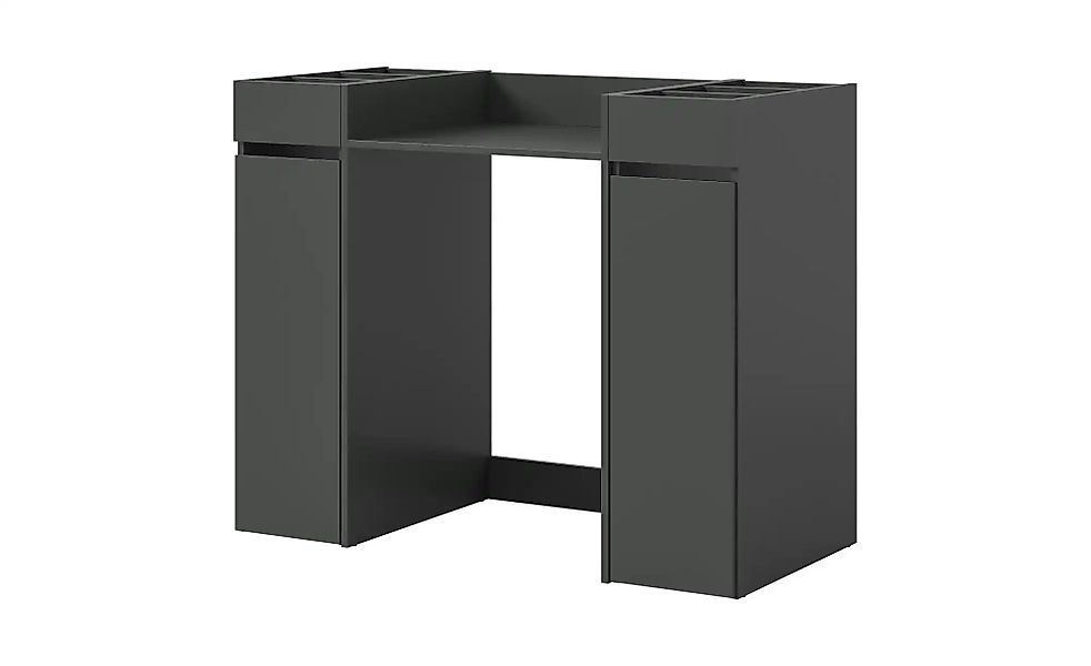 Waschmaschinenumbau Set   ¦ grau ¦ Maße (cm): B: 124 H: 101 Schränke > Bads günstig online kaufen