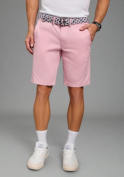 KangaROOS Chinoshorts gerade geschnitten, kniefrei, mit Gesäß- und Eingriff günstig online kaufen