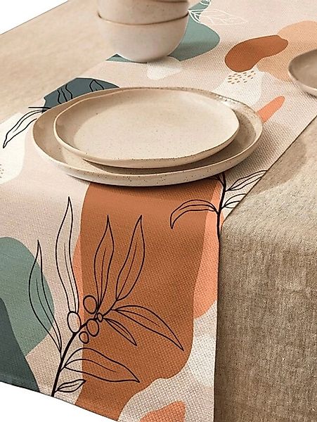 LIVINA HOME Tischläufer Premium Tischdecke abwaschbar, Tischband, moderne L günstig online kaufen