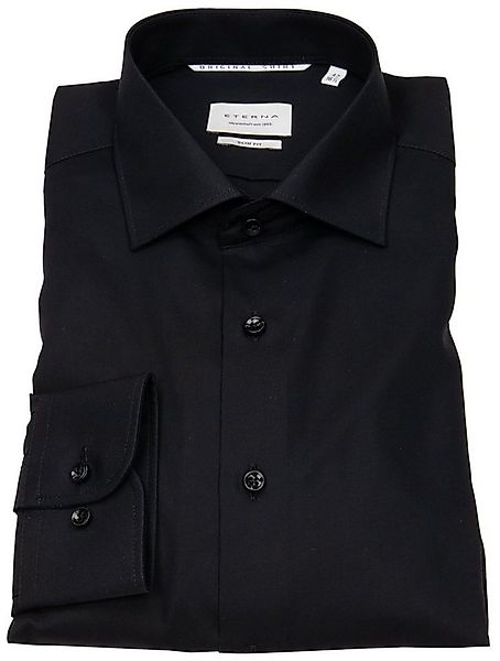 Eterna Businesshemd Slim Fit stark tailliert bügelfrei Kentkragen günstig online kaufen