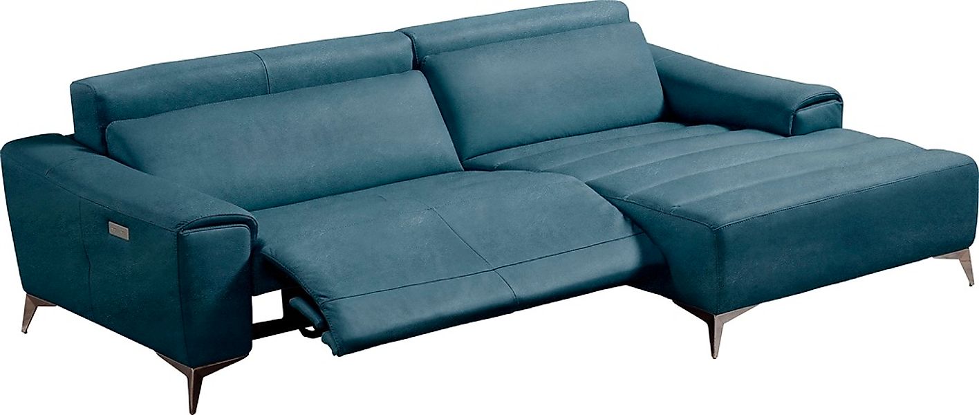 Egoitaliano Ecksofa "Suzette, Designsofa mit hohem Sitzkomfort" mit Recamie günstig online kaufen