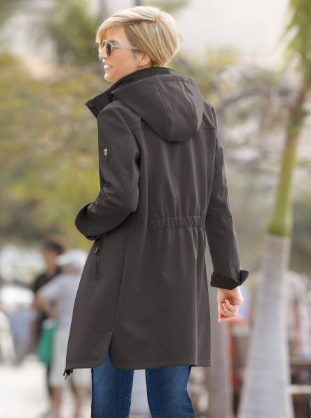 Casual Looks Softshelljacke mit Kapuze günstig online kaufen