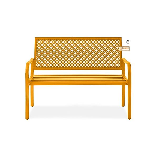 COSTWAY Gartenbank, 127cm Sitzbank für 2-3 günstig online kaufen