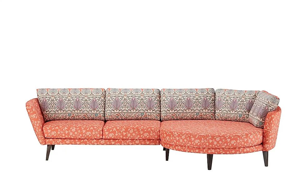 bassetti by SCHRÖNO Ecksofa  Livorno ¦ rot ¦ Maße (cm): B: 338 H: 88 T: 150 günstig online kaufen