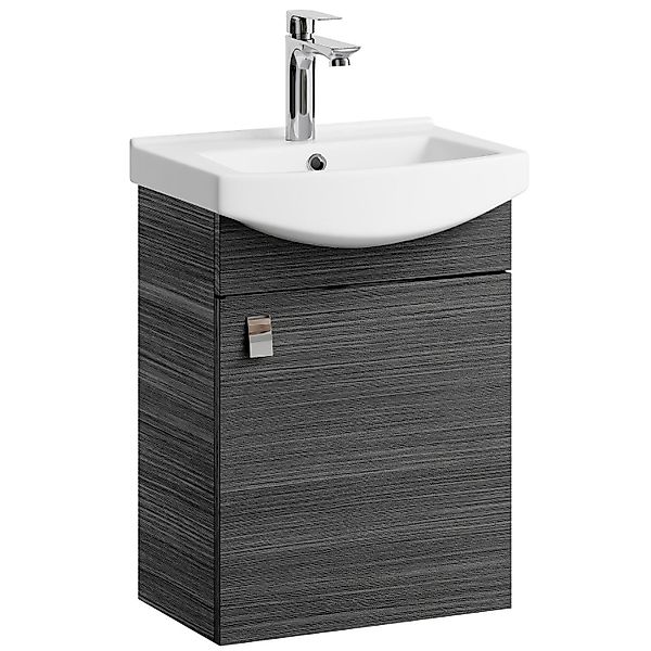 Planetmöbel Waschtisch Waschtischunterschrank 45 cm (Anthrazit) günstig online kaufen