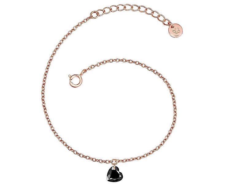 Glanzstücke München Gliederarmband GSM1983 (1-tlg), Motiv Herz günstig online kaufen