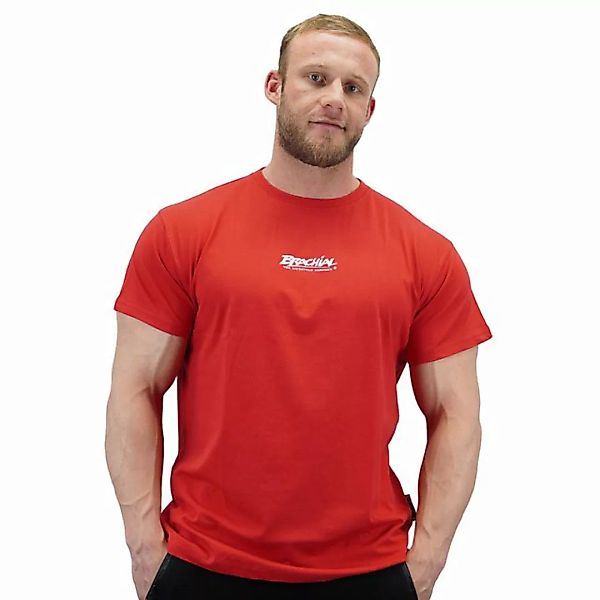 BRACHIAL THE LIFESTYLE COMPANY T-Shirt Brachial T-Shirt "Middle" rot/weiß S günstig online kaufen
