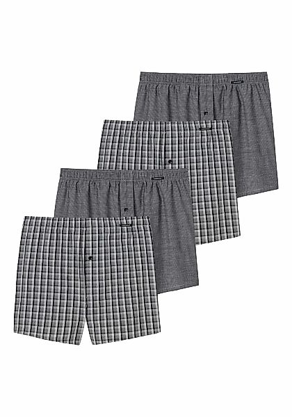 Schiesser Webboxer "Web-Boxershorts 4er Pack" günstig online kaufen