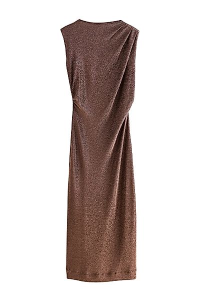 Next Midikleid Glitzerndes, gerafftes, gestuftes Midikleid günstig online kaufen