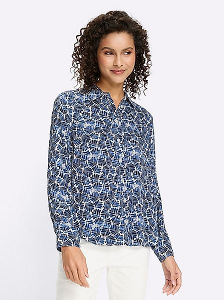 heine Klassische Bluse Druckbluse . günstig online kaufen