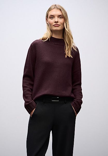 STREET ONE Rollkragenpullover mit Rippbündchen günstig online kaufen