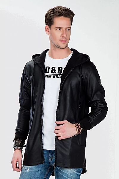 Cipo & Baxx Allwetterjacke "Jacke", mit Kapuze, im unifarbenen Look günstig online kaufen