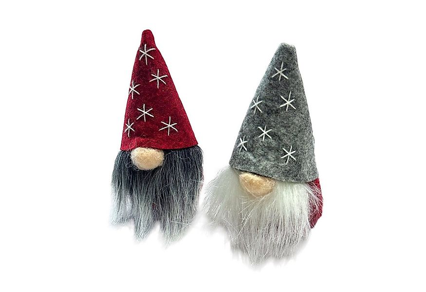 Dragimex Weihnachtsfigur Filz Wichtel 2er Set 9cm Weihnachtsdekoration Wint günstig online kaufen