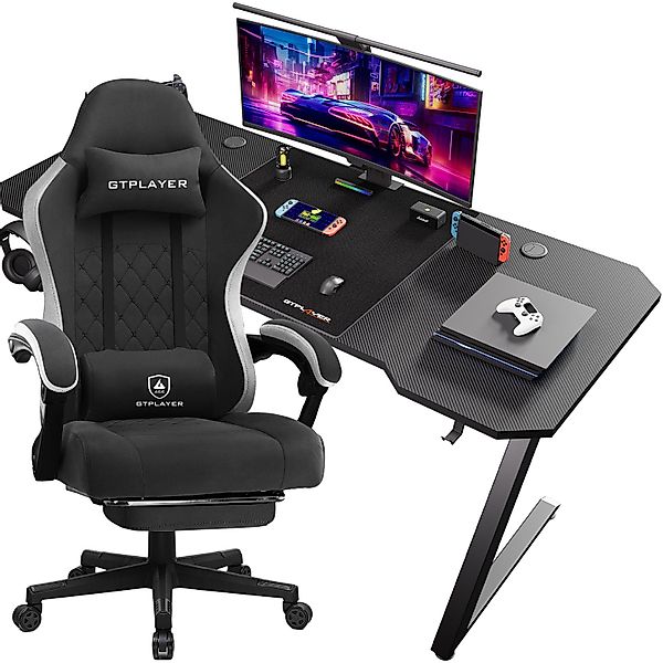 GTPLAYER Gaming-Stuhl Ergonomischer Gaming Sessel Schreibtischstuhl günstig online kaufen