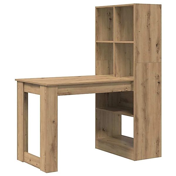 vidaXL Schreibtisch Artisan-Eiche 122 x 67 x 145 cm Holzwerkstoff 3337264 günstig online kaufen